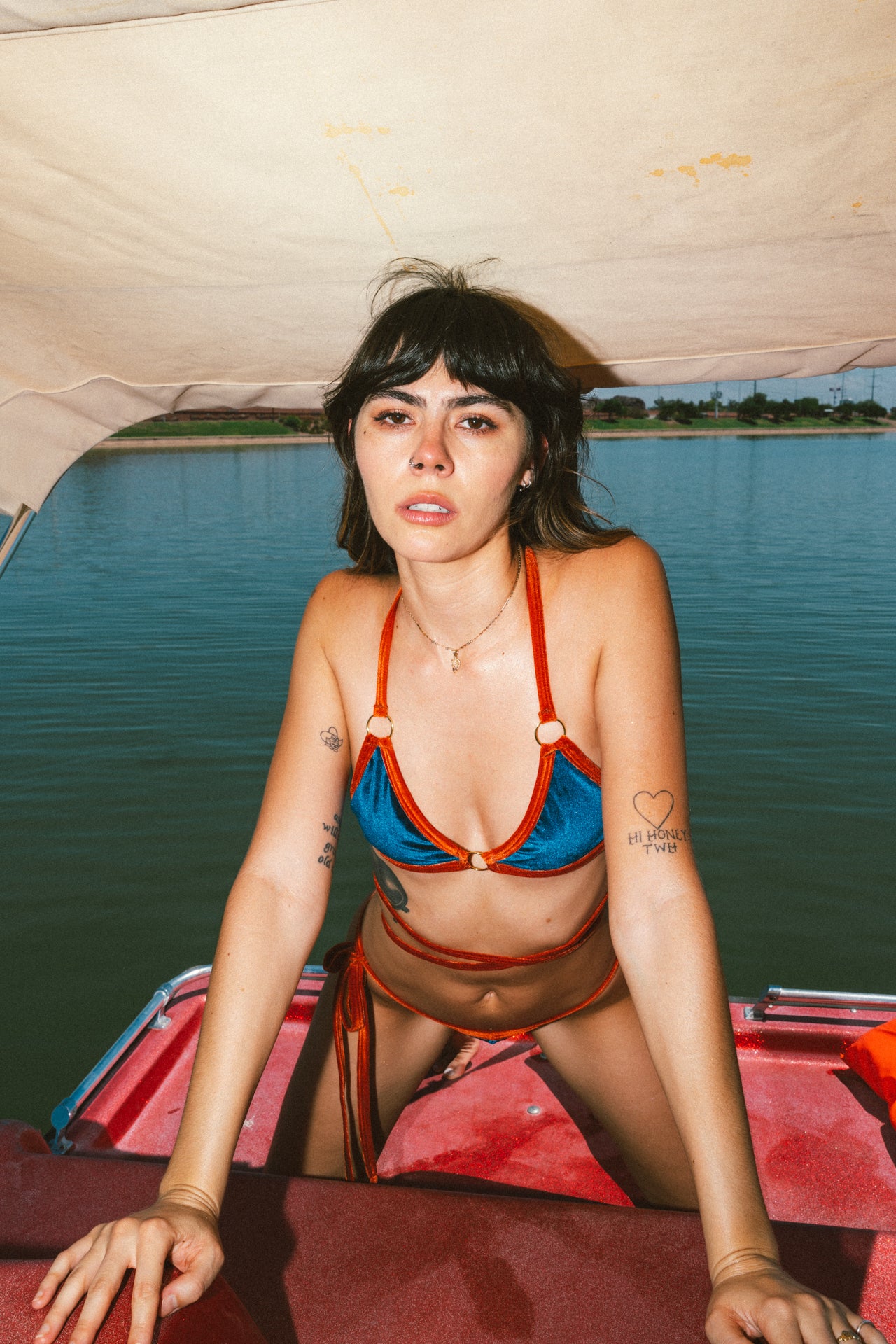 RTS NEPTUNE VELVET PIROUETTE SWIM TOP