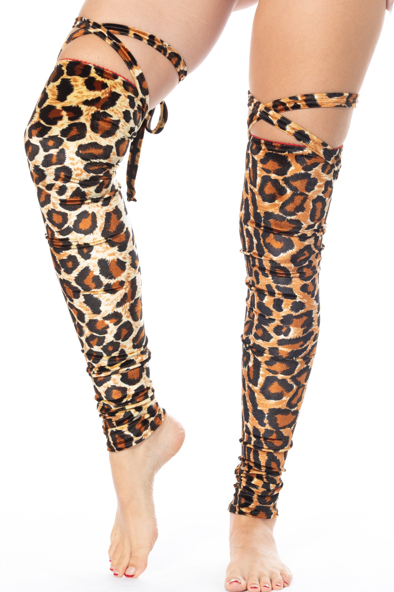 RTS KITTY VELVET PIROUETTE LEG WARMERS
