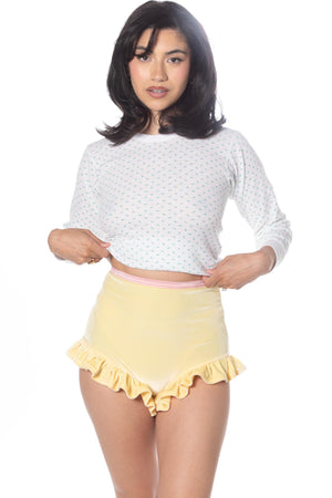 Primrose Ruffle Short- RTS
