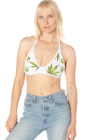 WHITE WIDOW HALTER BRALETTE