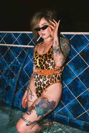 RTS LYNX VELVET PIROUETTE SWIMSUIT