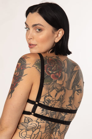 Velvet everyday bralette