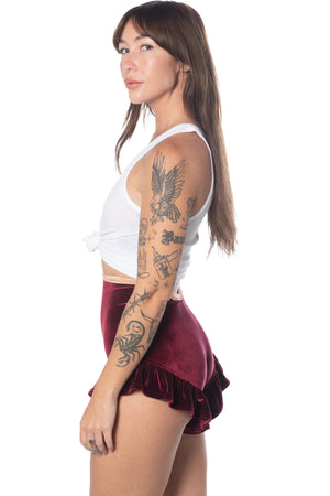 RTS Heaven Sent Velvet Ruffle Shorties