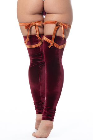 RTS Heaven Sent VELVET PIROUETTE LEG WARMERS