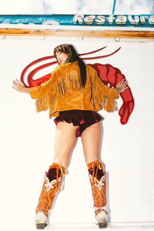 RTS Heaven Sent Velvet Ruffle Shorties