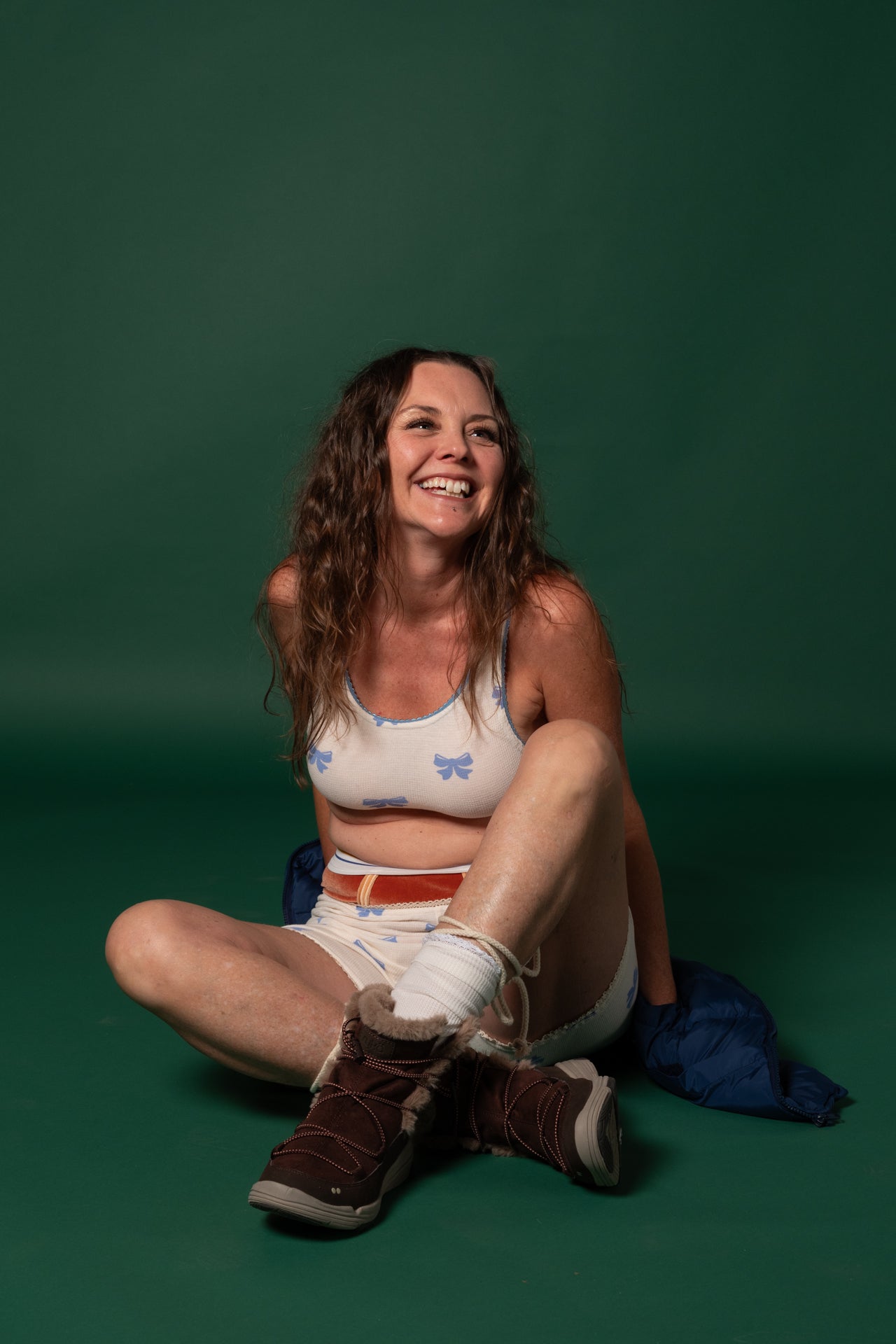 CHICORY PETAL CROP BRALETTE