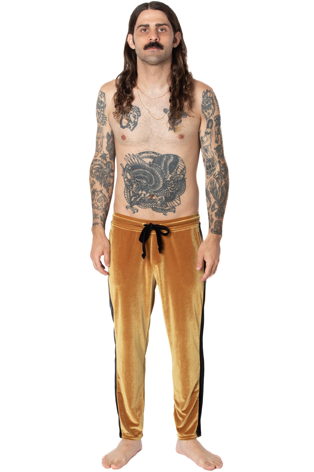 RTS DAGGER VELVET TRACK PANTS