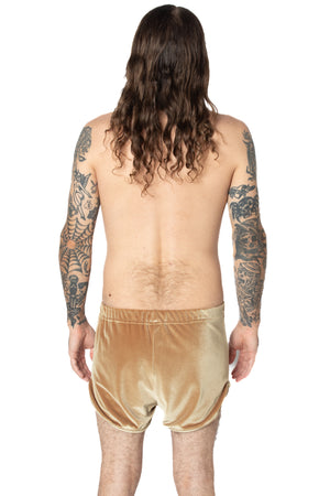 RTS HONEYBUNS VELVET TRACK SHORT