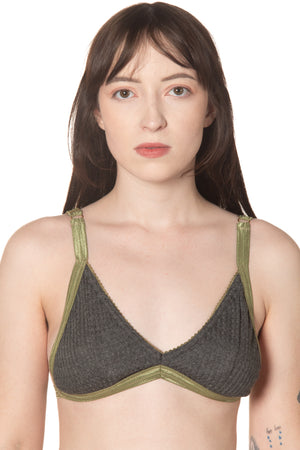 Cotton Triangle Bralette