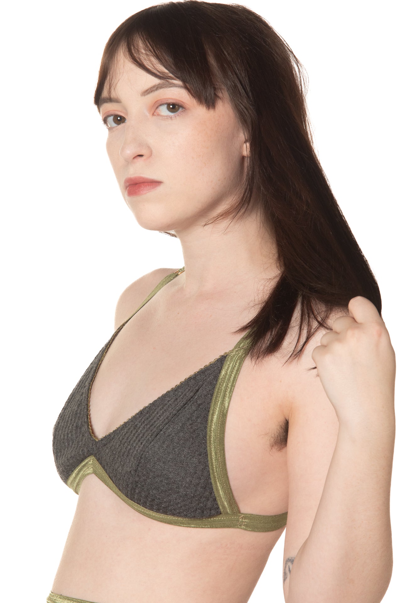 Cotton Triangle Bralette