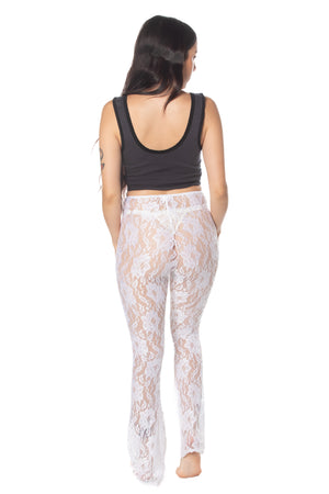 Lace flare pant