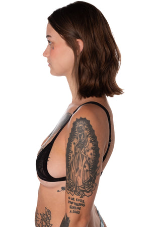 Mesh impractical bralette