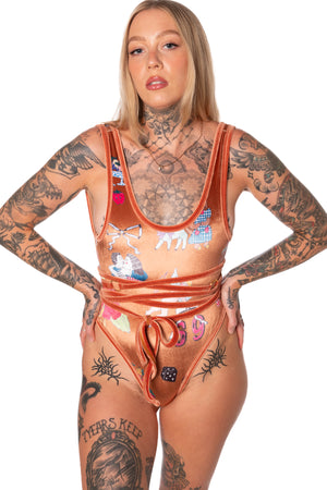 RTS 69 TEARZ VELVET PIROUETTE SWIMSUIT