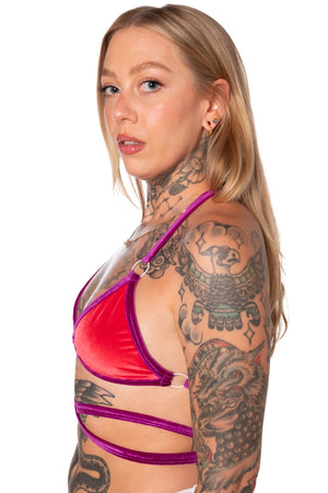 RTS VOLCANIC VELVET PIROUETTE SWIM TOP