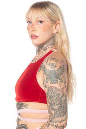 RTS KISS ME VELVET PIROUETTE TOP