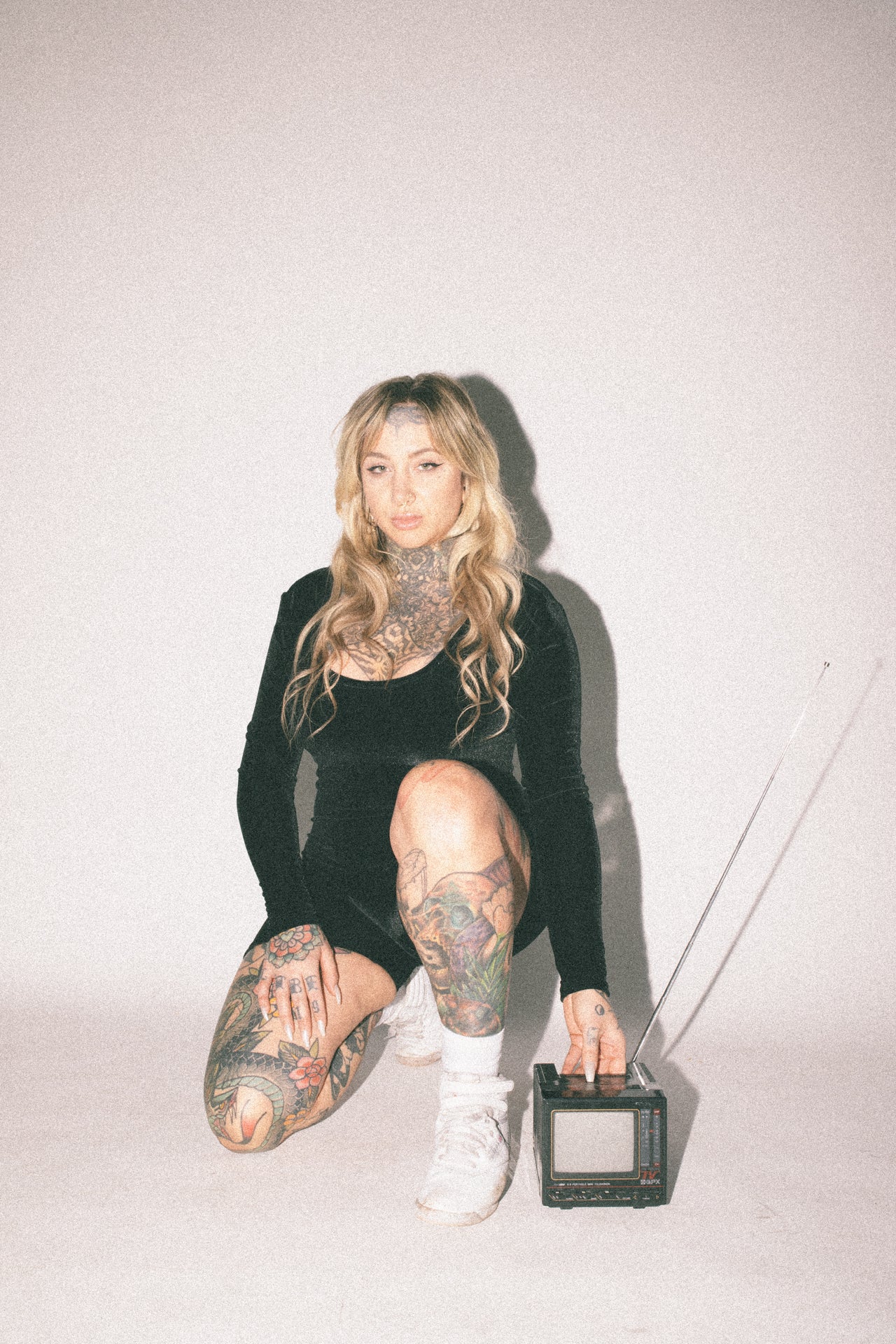 RTS MAMBA VELVET LONG SLEEVE SHORT CATSUIT