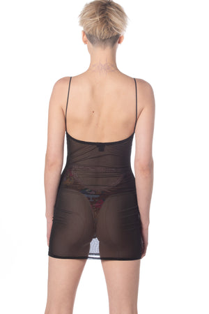 Mesh mini dress