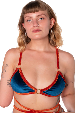 RTS NEPTUNE VELVET PIROUETTE SWIM TOP