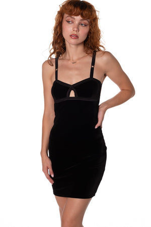 Velvet everyday dress