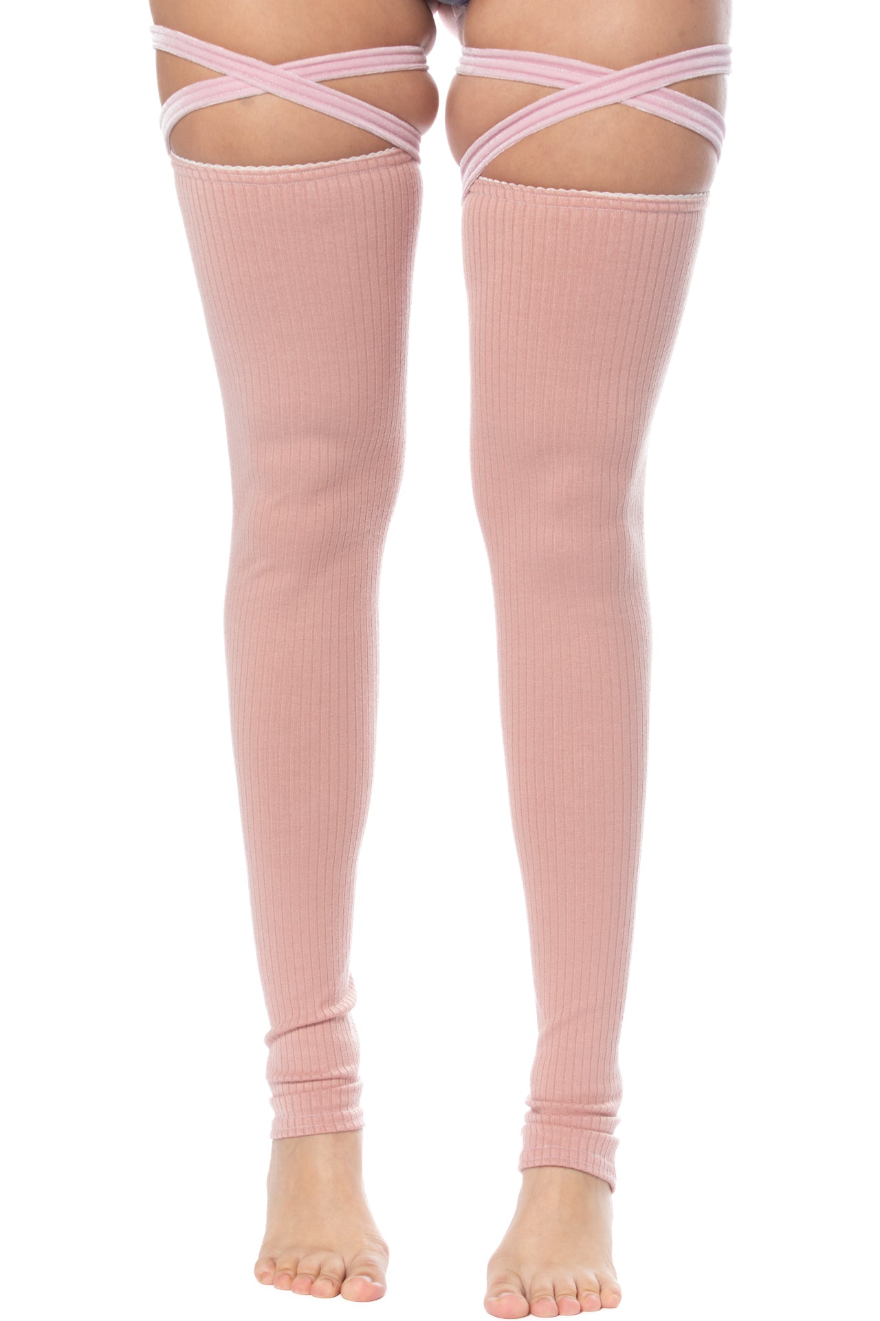 Cotton pirouette leg warmers