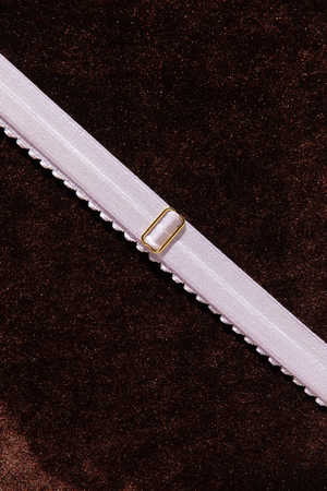 Velvet v strap nursing bralette