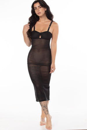 Mesh everyday dress