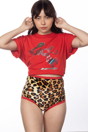 Velvet ouvert underwear