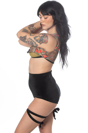 RTS MAMBA VELVET PIROUETTE OUVERT UNDERWEAR