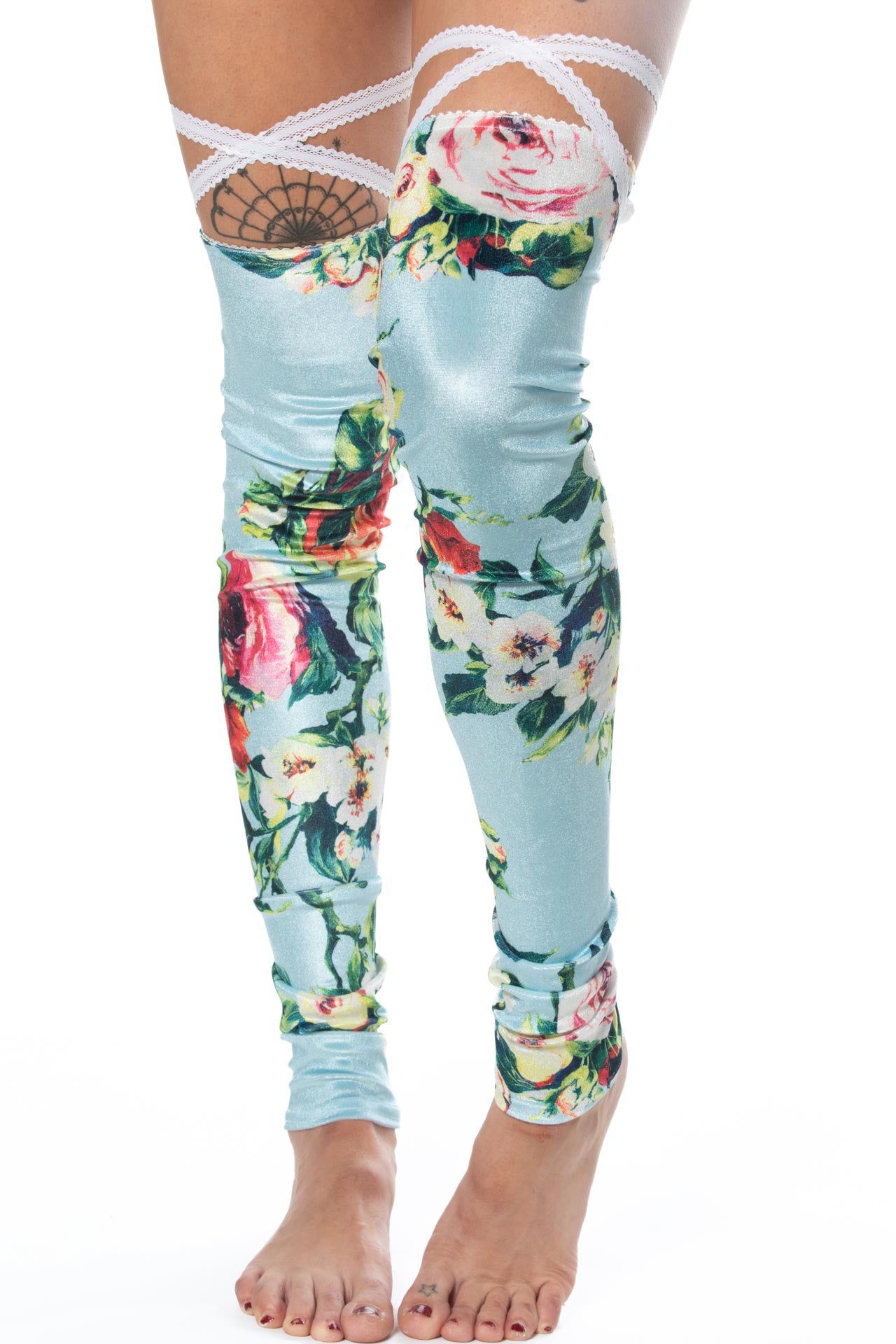 Garden Party Pirouette Leg Warmer -RTS