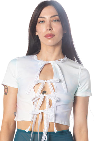 Cotton Candy Tie Top- RTS