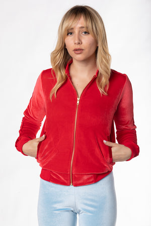 RTS DYNOMITE VELVET TRACK JACKET