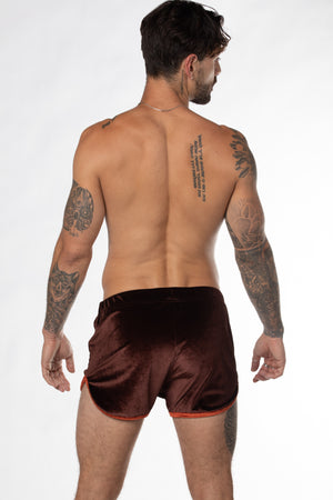 RTS LAYABOUT VELVET TRACK SHORT