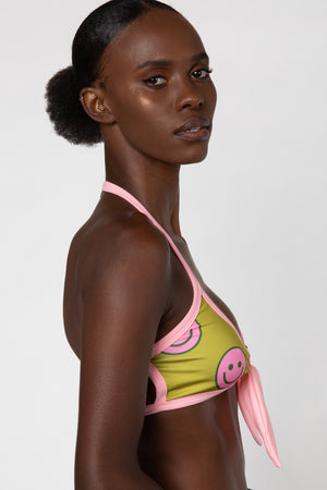 RTS SKIPPY HALTER TIE SWIM TOP