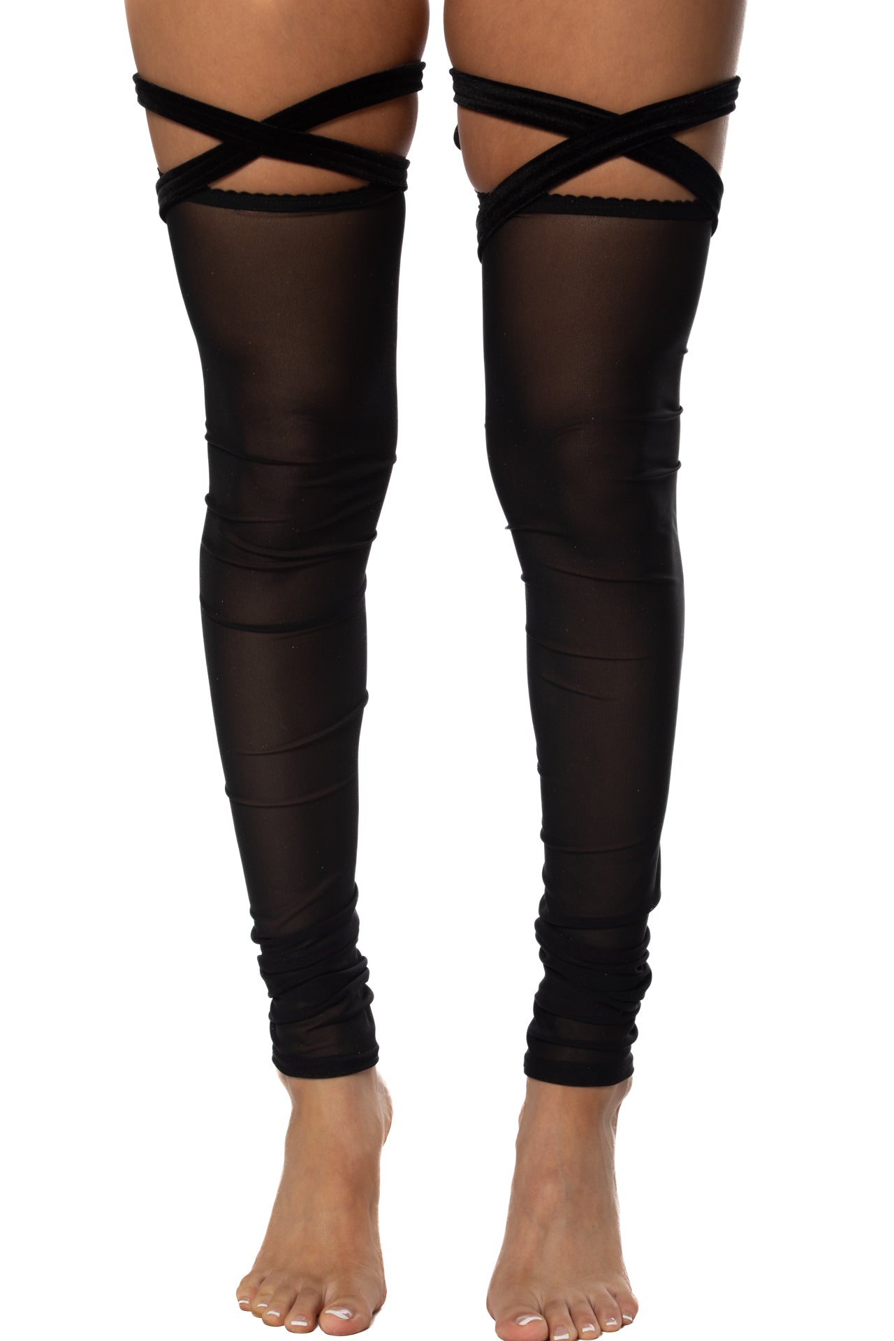 RTS JAG MESH PIROUETTE LEG WARMERS