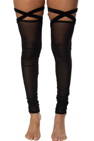 RTS JAG MESH PIROUETTE LEG WARMERS