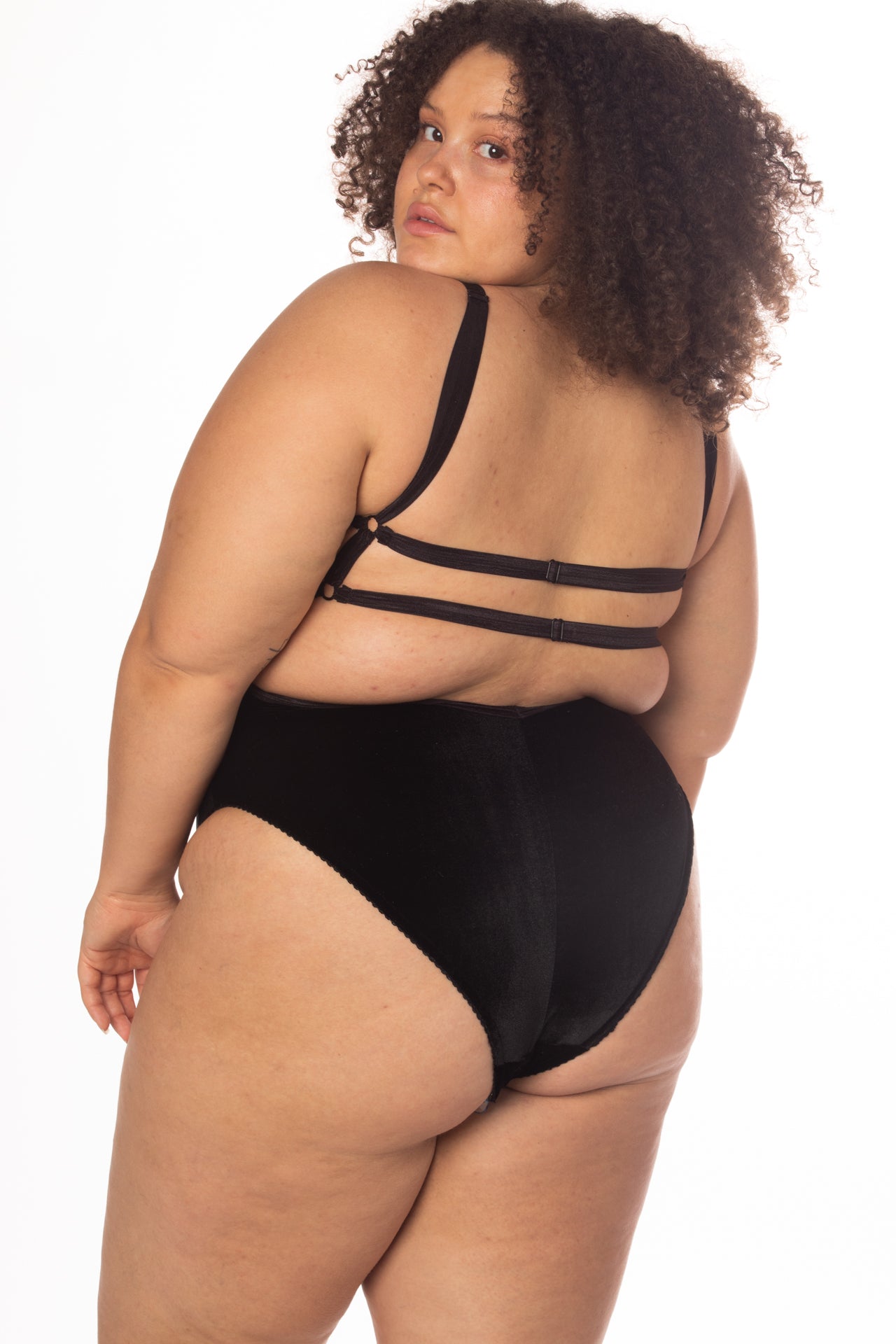 RTS MAMBA VELVET CHEEKY BODYSUIT