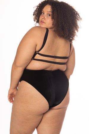 RTS MAMBA VELVET CHEEKY BODYSUIT