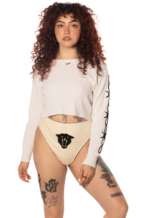 RTS LIGHTNING PANTHER HIGH-WAIST THONG