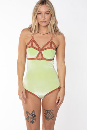 RTS SATURN VELVET V-STRAP EVERYDAY BODYSUIT