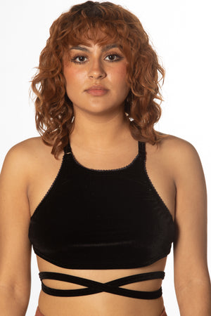 RTS MAMBA VELVET PIROUETTE TOP