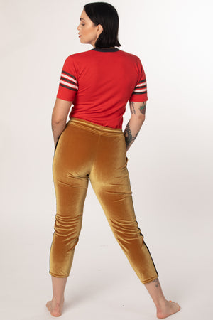 RTS DAGGER VELVET TRACK PANTS