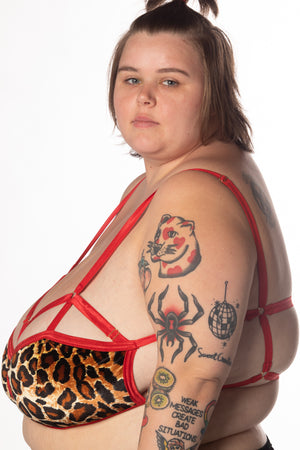 RTS KITTY VELVET V-STRAP BRALETTE