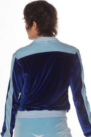RTS SKINNY DIP VELVET TRACK JACKET
