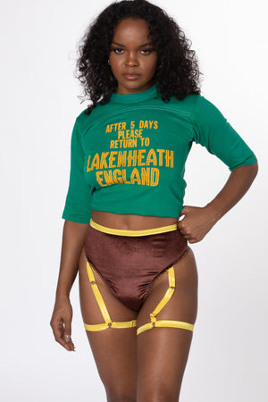 RTS MARIPOSA VELVET HARNESS THONG UNDERWEAR