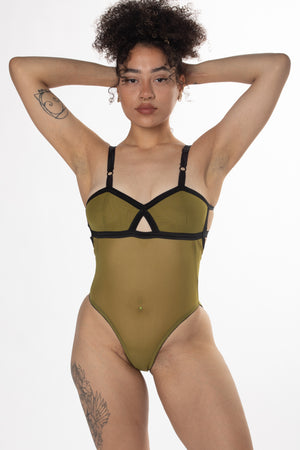 RTS POISON MESH CHEEKY BODYSUIT
