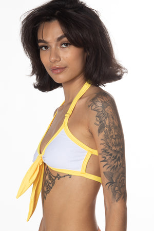 RTS ROADIE TIE HALTER SWIM TOP