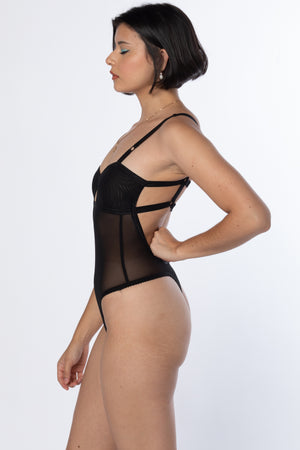 RTS JAG MESH THONG BODYSUIT