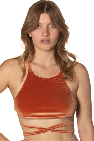 RTS LITTLE BIRD VELVET PIROUETTE TOP