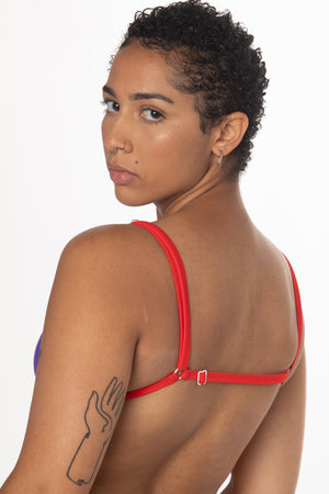 RTS SPRING BREAK TRIANGLE SWIM TOP