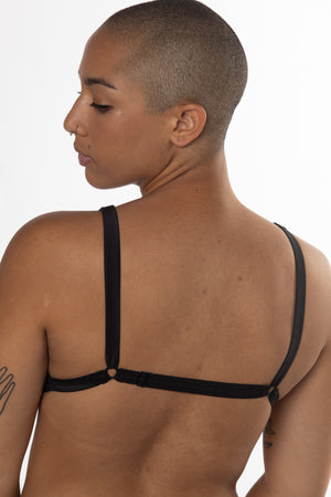 RTS POISON MESH TRIANGLE BRALETTE